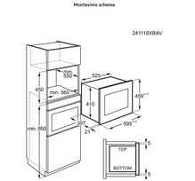 krosneles - AEG NMB6G261UB - 3 nuotrauka