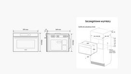imontuojama mikrobangu krosneles samsung - Samsung NQ5B4513GBK Juodas (Black) - 2 nuotrauka