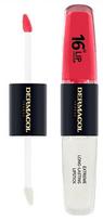 Dermacol 16H Lip Colour Extreme Long-Lasting Lipstick 2in1 ilgai išliekantys lūpų dažai ir blizgesys - 36