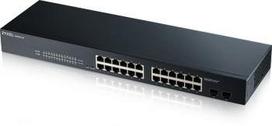 tinklo komutatoriai - ZYXEL GS1900-24 V2, 24-PORT GBE L2 SMART SWITCH, RACKMOUNT, FANLESS | GS1900-24-EU0102F - 1 nuotrauka