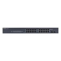 tinklo komutatoriai - ZYXEL GS1900-24 V2, 24-PORT GBE L2 SMART SWITCH, RACKMOUNT, FANLESS | GS1900-24-EU0102F - 3 nuotrauka