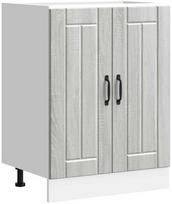 VidaXL Kriauklės Pagrindo Spintelė Lucca Pilka Sonoma (Grey)