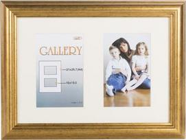 Victoria Collection Photo Frame Ema Gallery 21x29,7 2x 10x15 Gold