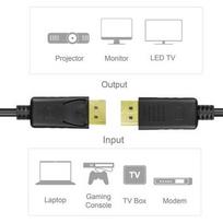 display port laidas - Unitek Cable DisplayPort / DisplayPort Black 1.5m - 6 nuotrauka