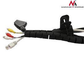 okra - Maclean Cable Organizer Cover Black - 3 nuotrauka