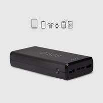 fast charging power bank - Išorinė baterija Power Bank 20.000 mAh Fast charge, 2 USB By SBS Black - 2 nuotrauka