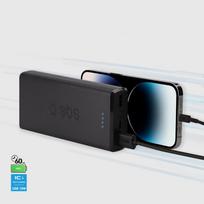 fast charging power bank - Išorinė baterija Power Bank 20.000 mAh Fast charge, 2 USB By SBS Black - 7 nuotrauka