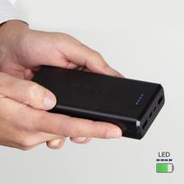 fast charging power bank - Išorinė baterija Power Bank 20.000 mAh Fast charge, 2 USB By SBS Black - 8 nuotrauka