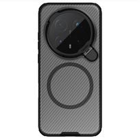 Nillkin CamShield Prop Magnetic Case for Honor Magic 8 Pro Skaidrus Juodas (Transparent Black)