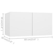 sekcijos svetainei - Svetainės baldų komplektas VLX TV Cabinet 3079277, vidaus, baltas - 4 nuotrauka