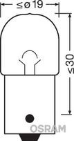 indikatorius lempa - Osram Car Signal Lamp 12V 10W - 2 nuotrauka