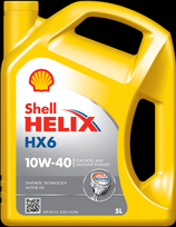 Shell Helix HX6, 10W-40, 5L