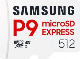 microsd 512gb u3 - Samsung 512GB microSDXC P9 Express UHS-I MB-MK512T/WW - 1 nuotrauka