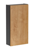 Vonios spintelė Comad Monako Grey Oak 830, pilka (Grey)