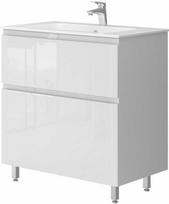 esteras - Vonios spintelė su praustuvu Ester ES-80, balta (White) - 1 nuotrauka