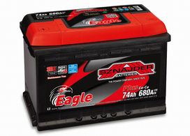Sznajder Eagle Calcium Plus 74Ah 680A EN 12V