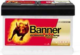 akumuliatorius banner - Banner EFB PRO 75Ah 700A 12V - 1 nuotrauka
