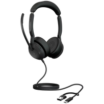 jabra ausine - JABRA Evolve2 50 USB C/A MS Stereo | 25089-999-799 - 2 nuotrauka