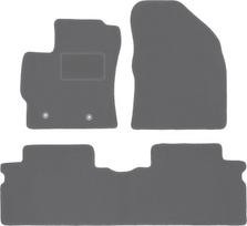 Grafito spalvos automobiliniai kilimėliai: Toyota Auris I hatchback (2006-2013)