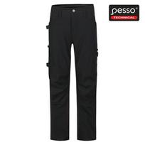 pesso kelnes - Darbo kelnės Pesso Mercury Full Stretch, juodos (Black), C54 - 1 nuotrauka