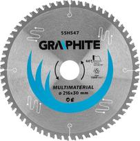 Pjovimo diskas Graphite 55H547; 216x30 mm; 60 dantų