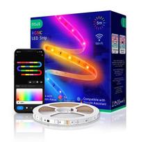 rgb juostos valdiklis - Nous F4 Skaitmeninė LED juosta 5m RGB IC Wi-Fi/Bluetooth - 1 nuotrauka