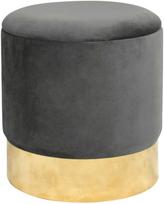 pufas daiktadeze - Pufas Akord Golden, pilkas (Gray) - 1 nuotrauka