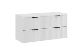 Apatinė vonios spintelė COMAD ADW B WHITE su stalviršiu 120 cm, balta (White)