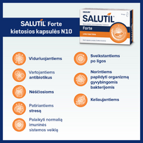 maisto papildui - Salutil Forte, 10 kietųjų kapsulių - 2 nuotrauka