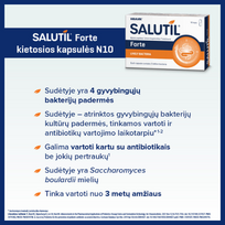 maisto papildui - Salutil Forte, 10 kietųjų kapsulių - 3 nuotrauka