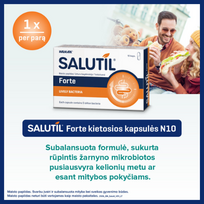 maisto papildui - Salutil Forte, 10 kietųjų kapsulių - 4 nuotrauka