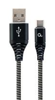 usb type c laidas 2 m - GEMBIRD CC-USB2B-AMCM-1M-BW - 3 nuotrauka