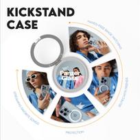 apple iphone 16 pro case - CARE Feature Case  Back cover  Apple  iPhone 16  Recycled plastic  Silver  Kickstand & MagSafe - 3 nuotrauka
