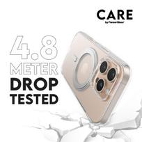 apple iphone 16 pro case - CARE Feature Case  Back cover  Apple  iPhone 16  Recycled plastic  Silver  Kickstand & MagSafe - 7 nuotrauka