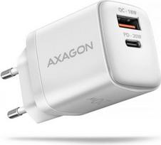 AXAGON Wallcharger 2x port (USB-A   USB-C), 20W | ACU-PQ20W