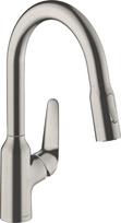 Hansgrohe Focus M42 ComfortZone 180, nerūdijančio plieno (Stainless Steel)