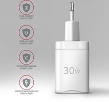 charger pps - AXAGON Sil wallcharger 1x port USB-C, PD3.0 /PPS/QC4 /SFC/AFC/Apple, 30w | ACU-PD30W - 3 nuotrauka