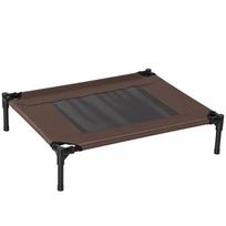 lauko lova - PawHut Lauko gultas šunims, rudas (Brown), 76 x 61 x 18 cm - 1 nuotrauka
