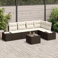 Lauko baldų komplektas VLX 5 Piece Set With Cushions 318579, pilkas/antracito, 8 vietų