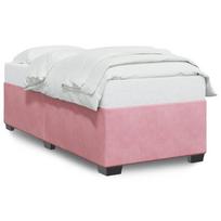 miegamojo lovos rem - Lova VLX Velvet 288565, rožinė, 226x106.5 cm, su grotelėmis - 8 nuotrauka