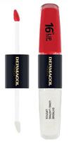 Dermacol 16H Lip Colour Extreme Long-Lasting Lipstick 2in1 ilgai išliekantys lūpų dažai ir blizgesys - 34