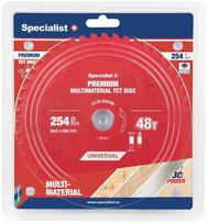 pjovimo diskas - SPECIALIST+ Pjovimo diskas Multimaterial 254x48x30T - 1 nuotrauka