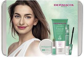 Dermacol Cannabis CBD rinkinys (8 g. fiksuojamoji pudra + 3.5 g. lūpų dažai + 150 ml. valomoji emulsija + 9 ml. blakstienų tušas) - 1 vnt.