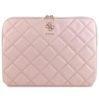laptopo krepsiai - Guess Quilted 4G cover for a 14" laptop - pink - 1 nuotrauka