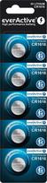 Everactive Mini CR1616 Lithium Batteries 5x
