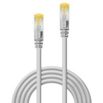 kabelis cat6 50m - Lindy Patchkabel Cat6A S/FTP LSOH Cat7 Rohkabel grau 5.00m - 3 nuotrauka