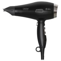 OSOM Professional Matte Black Hair Dryer Ultra Plaukų džiovintuvas (Juodas)