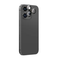 iphone 16 pro plevele - AmazingThing AR Aluminum 3 Lens Glass with Camera Lens Frame for iPhone 16 Pro / 16 Pro Max - Black - 1 nuotrauka