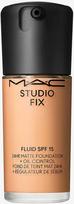 MAC Studio Fix Fluid SPF 15 matinį efektą suteikiantis makiažo pagrindas - NW18
