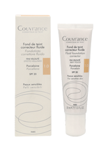 Avene Couvrance Fluid Foundation Corrector SPF20 makiažo pagrindas - 1.0 Porcelain